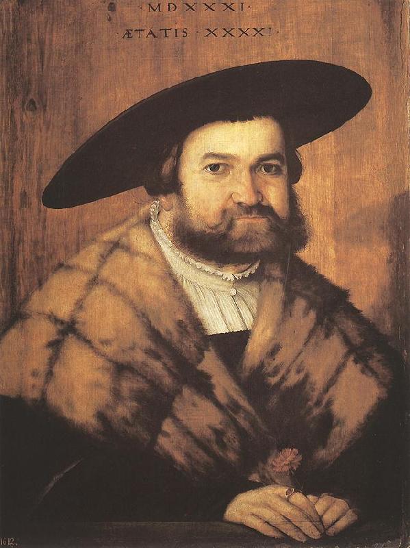 AMBERGER, Christoph Goldsmith Jorg Zrer of Augsburg oil painting image